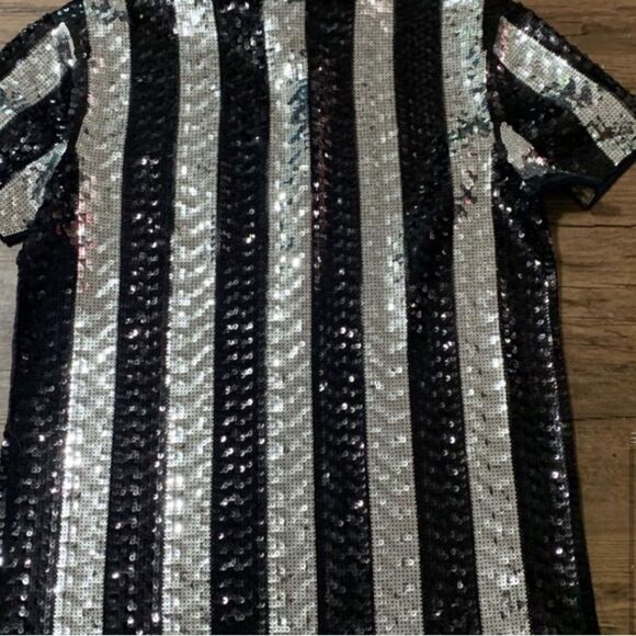 New Victoria’s Secret Pink Fashion show Bling Choker Jersey Shirt L - Picture 7 of 7